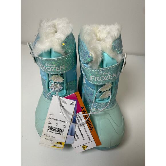 Disney Toddler Frozen Light Up Waterproof Winter Boots - Picture 2 of 6